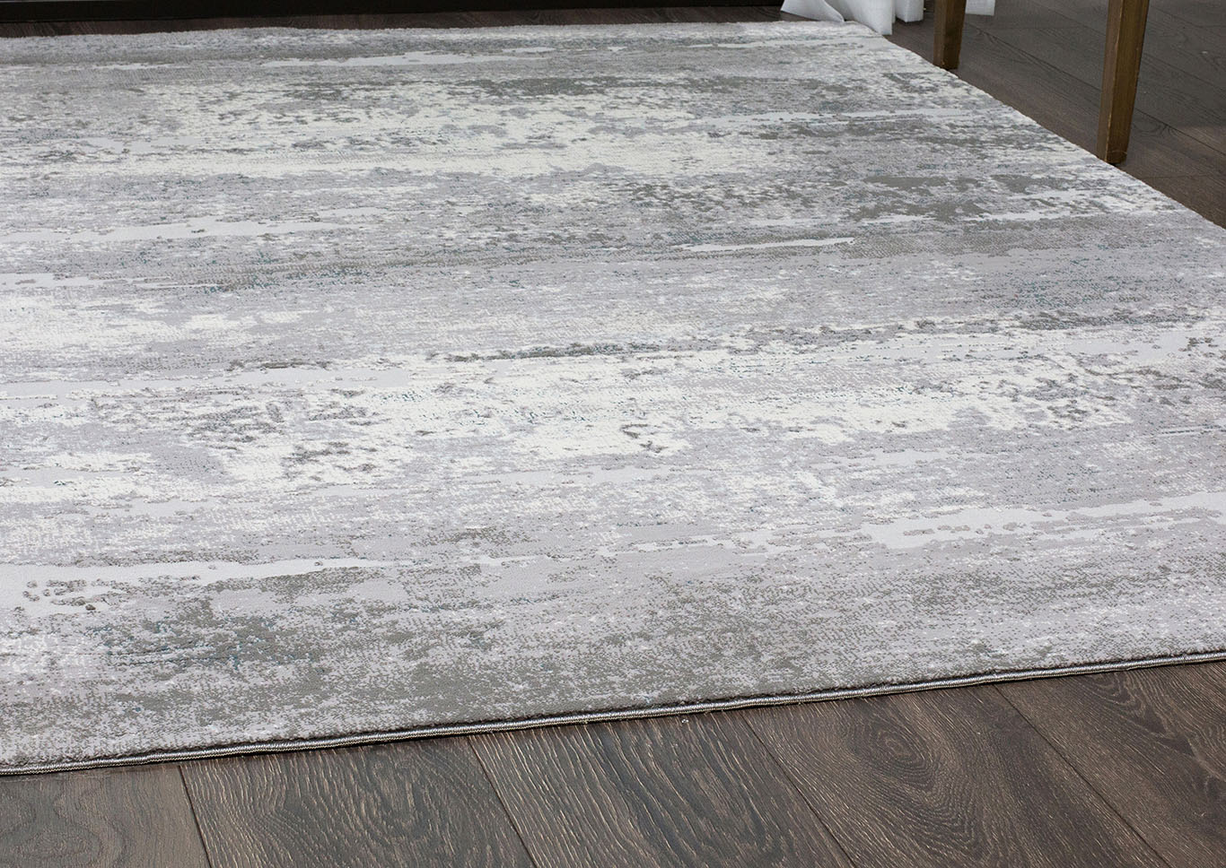 Home Dynamix Christian Siriano Brooksville Langley Transitional Area Rug 31"x47" Textured Gray/Ivory/Blue,Home Dynamix